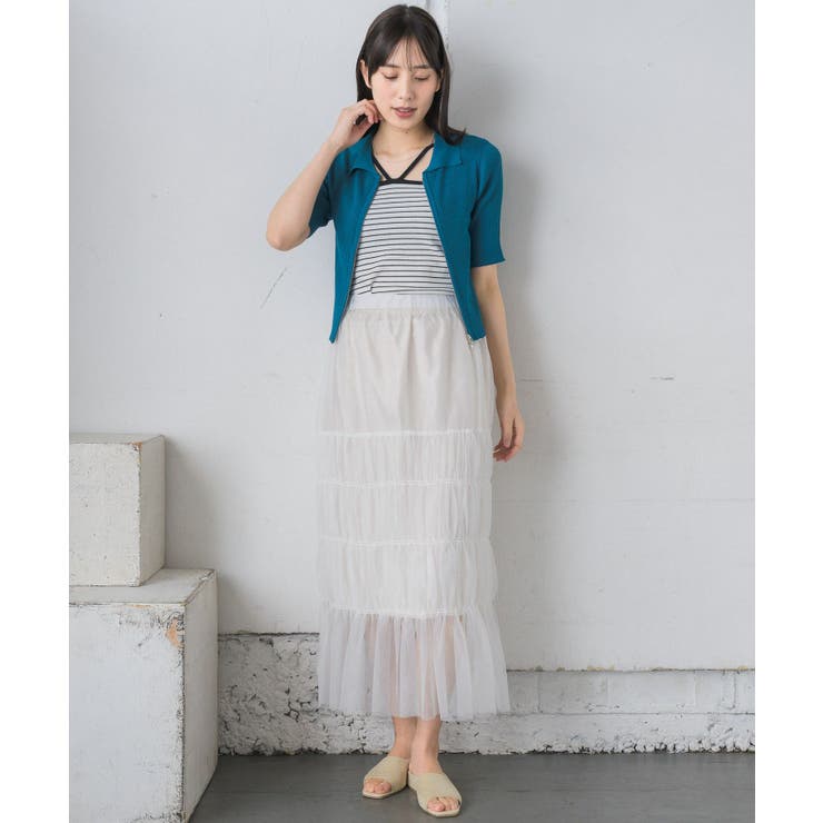 5分袖ZIPカーデ | RETRO GIRL | 詳細画像26 