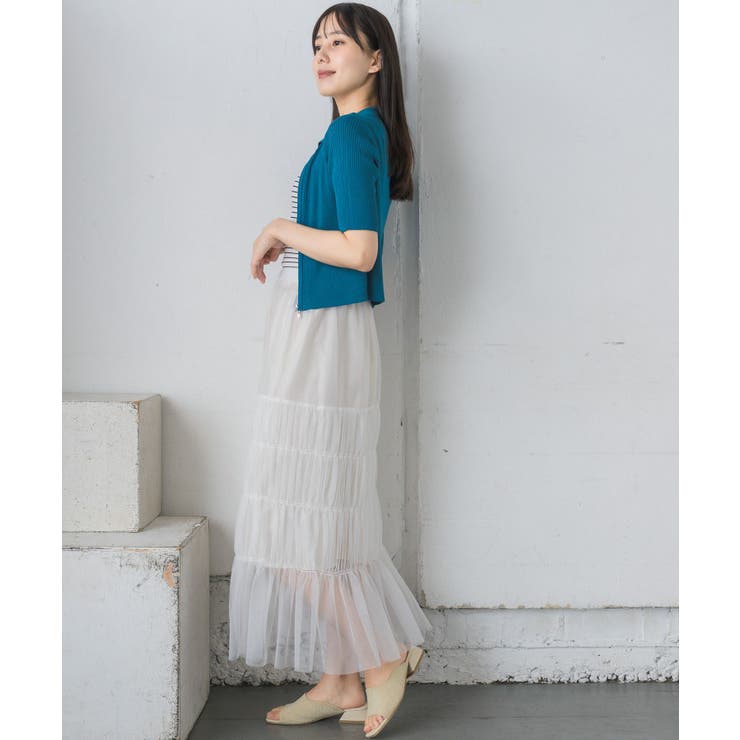 5分袖ZIPカーデ | RETRO GIRL | 詳細画像28 