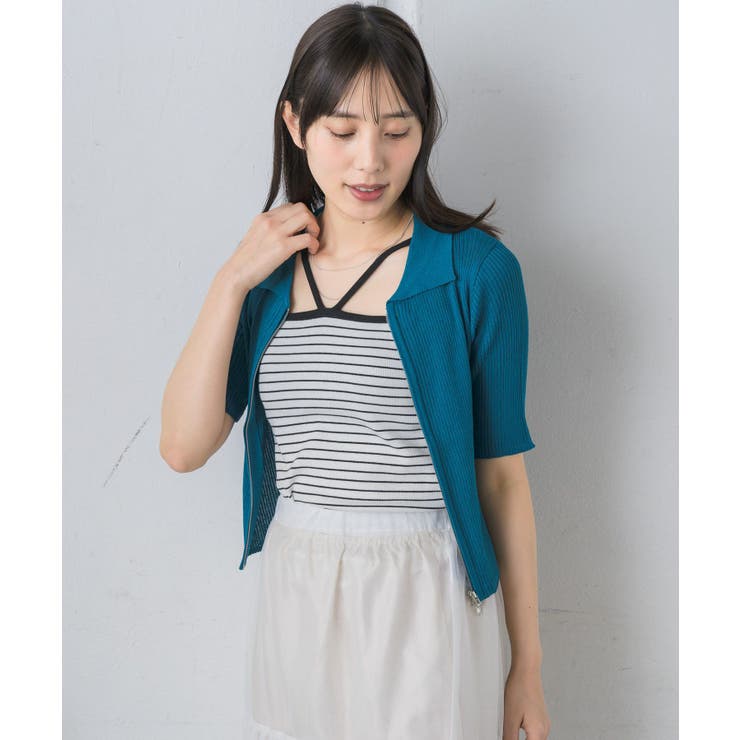 5分袖ZIPカーデ | RETRO GIRL | 詳細画像30 