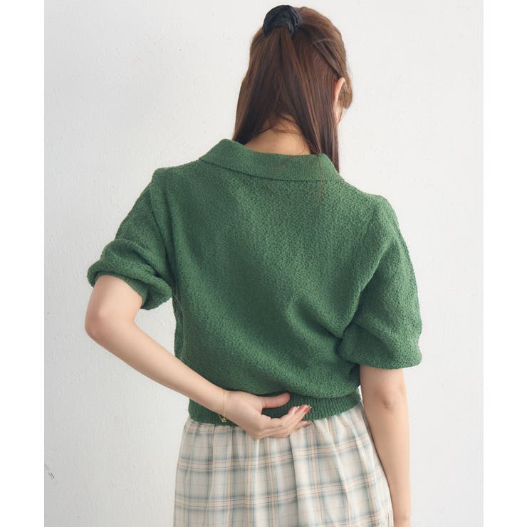 5分袖ポロNT | RETRO GIRL | 詳細画像10 