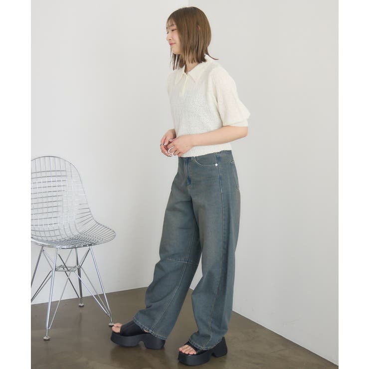 5分袖ポロNT | RETRO GIRL | 詳細画像16 