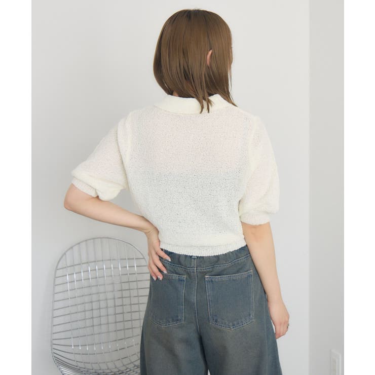 5分袖ポロNT | RETRO GIRL | 詳細画像21 