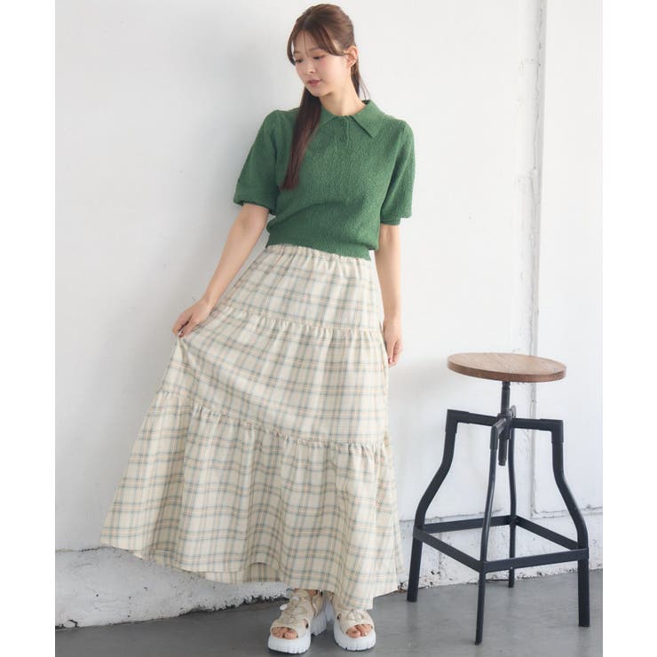 5分袖ポロNT | RETRO GIRL | 詳細画像3 