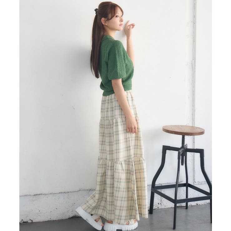 5分袖ポロNT | RETRO GIRL | 詳細画像4 