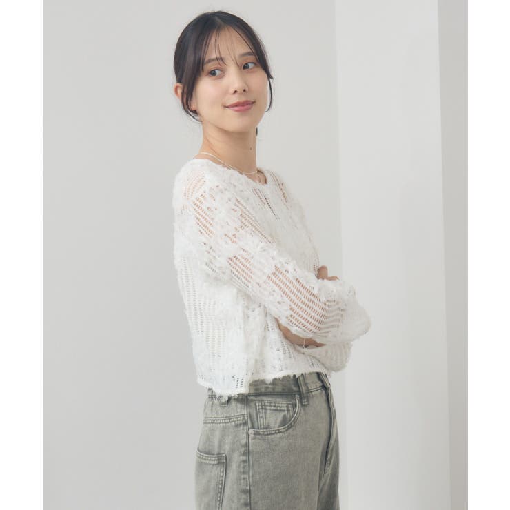 フラワーメッシュカーデ | RETRO GIRL | 詳細画像16 