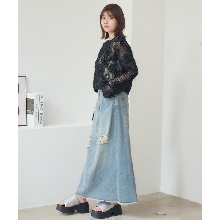 フラワーメッシュカーデ | RETRO GIRL | 詳細画像23 