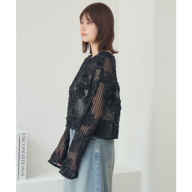 フラワーメッシュカーデ | RETRO GIRL | 詳細画像27 