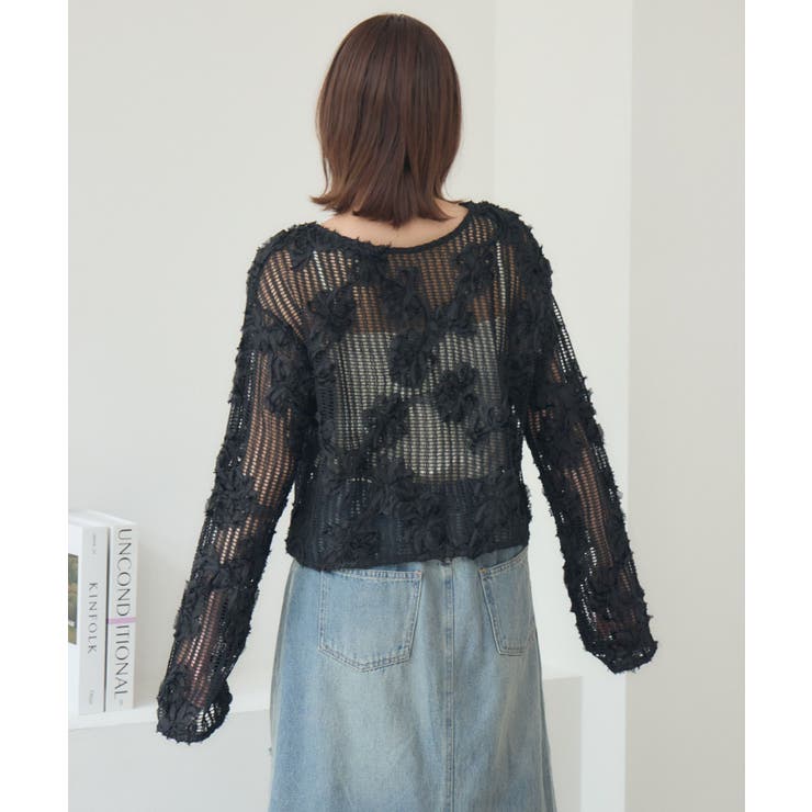 フラワーメッシュカーデ | RETRO GIRL | 詳細画像28 