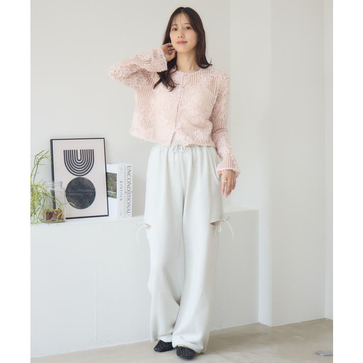 フラワーメッシュカーデ | RETRO GIRL | 詳細画像3 