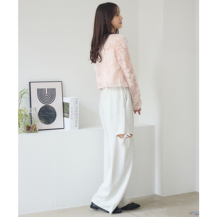 フラワーメッシュカーデ | RETRO GIRL | 詳細画像4 