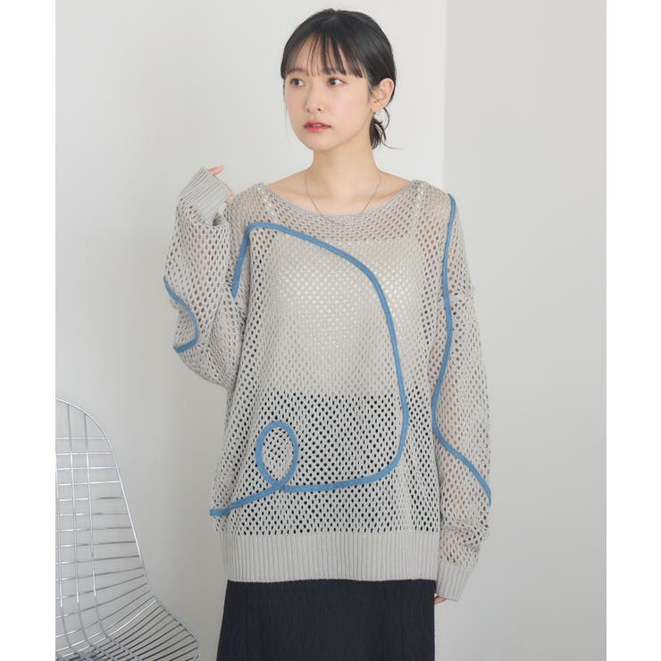 コード刺繍メッシュNT | RETRO GIRL | 詳細画像22 