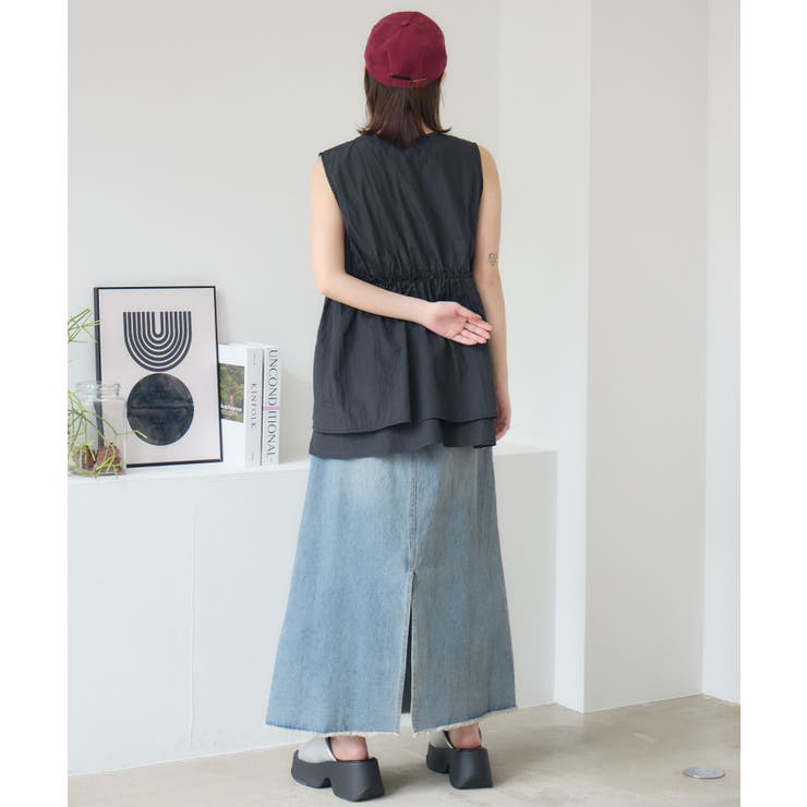 フリルナイロンベスト | RETRO GIRL | 詳細画像13 