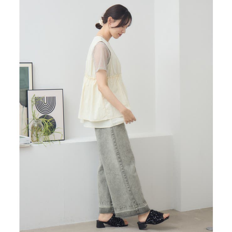 フリルナイロンベスト | RETRO GIRL | 詳細画像19 