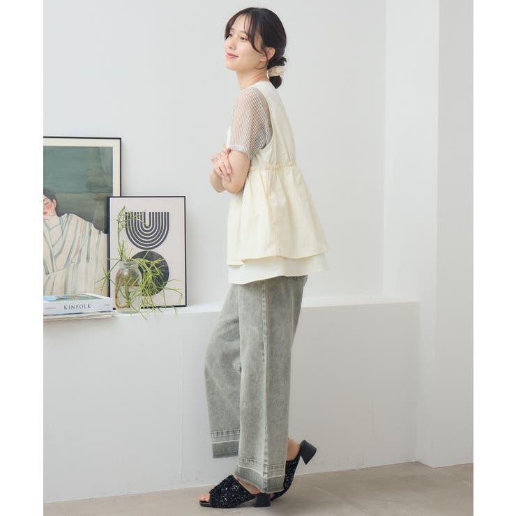 フリルナイロンベスト | RETRO GIRL | 詳細画像20 