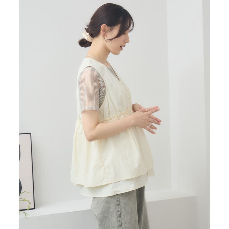 フリルナイロンベスト | RETRO GIRL | 詳細画像23 