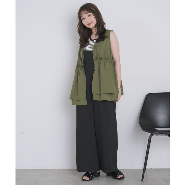 フリルナイロンベスト | RETRO GIRL | 詳細画像5 