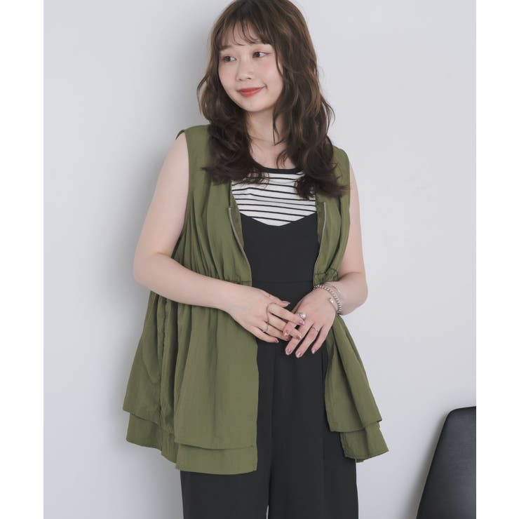 フリルナイロンベスト | RETRO GIRL | 詳細画像6 