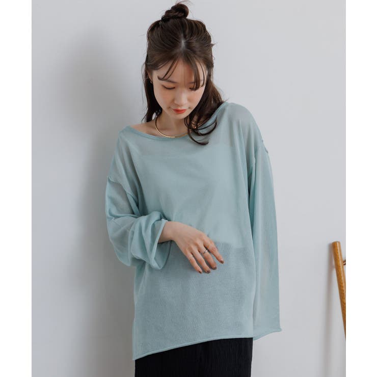 シアーニットプルオーバー | RETRO GIRL | 詳細画像10 