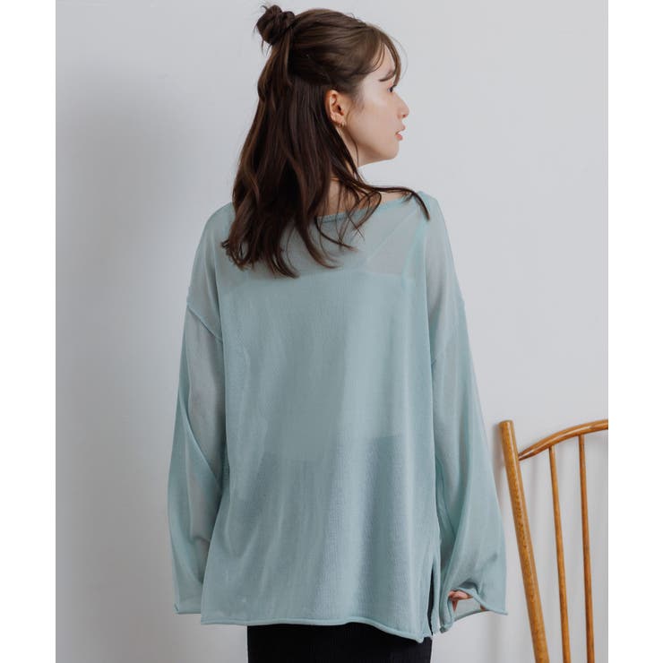 シアーニットプルオーバー | RETRO GIRL | 詳細画像12 