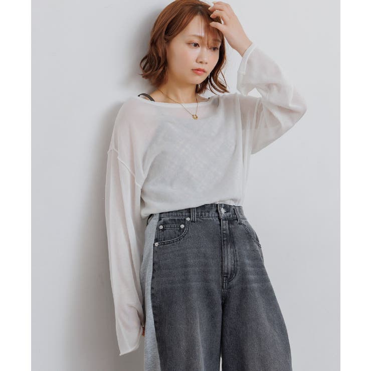 シアーニットプルオーバー | RETRO GIRL | 詳細画像13 