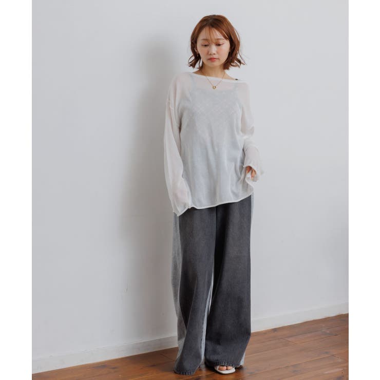 シアーニットプルオーバー | RETRO GIRL | 詳細画像15 