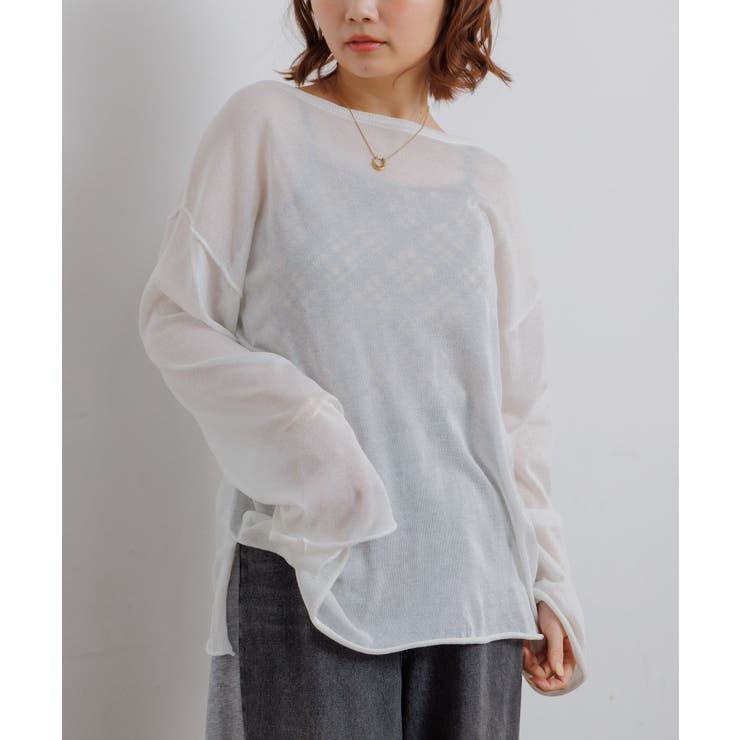 シアーニットプルオーバー | RETRO GIRL | 詳細画像18 