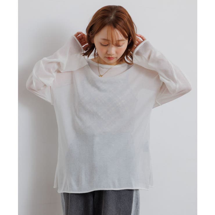 シアーニットプルオーバー | RETRO GIRL | 詳細画像19 