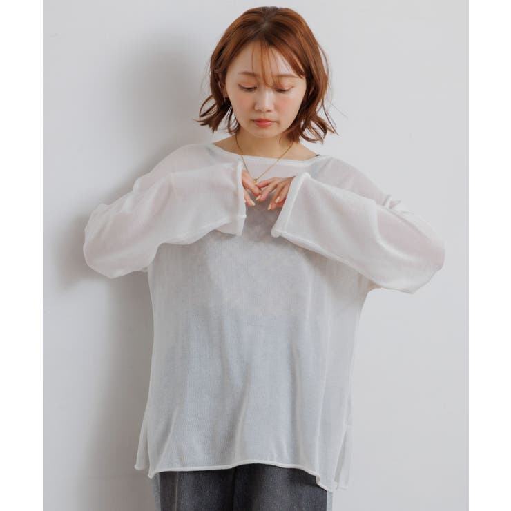 シアーニットプルオーバー | RETRO GIRL | 詳細画像22 