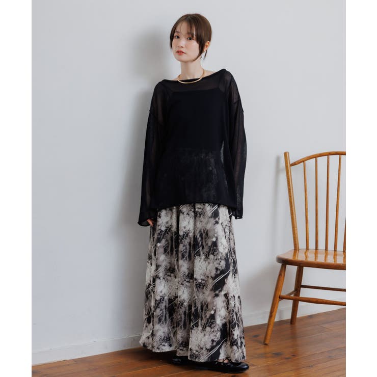 シアーニットプルオーバー | RETRO GIRL | 詳細画像23 