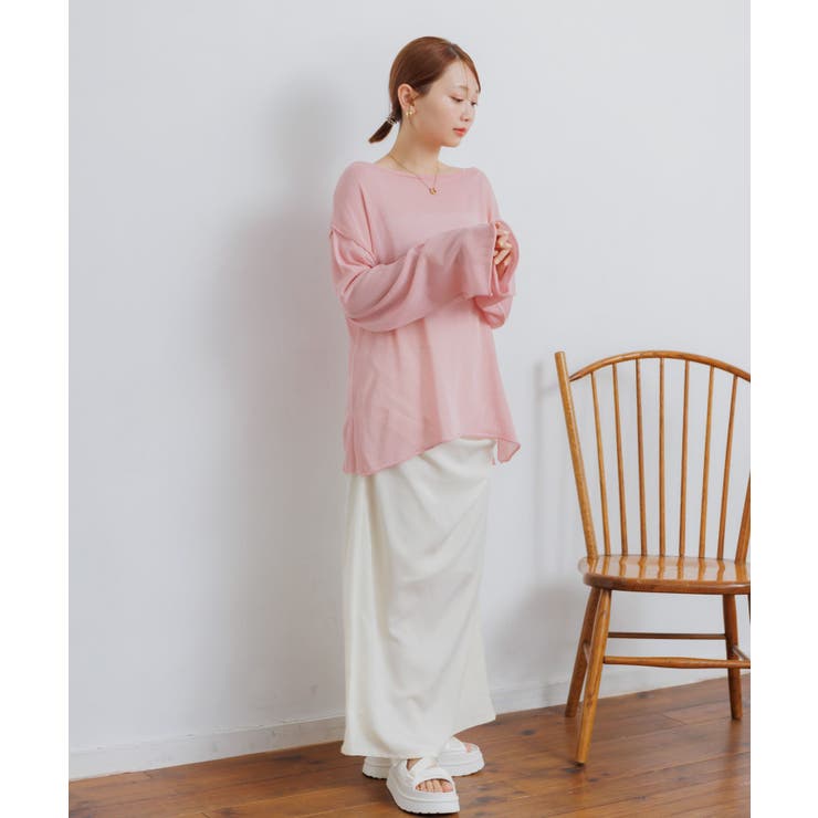 シアーニットプルオーバー | RETRO GIRL | 詳細画像35 