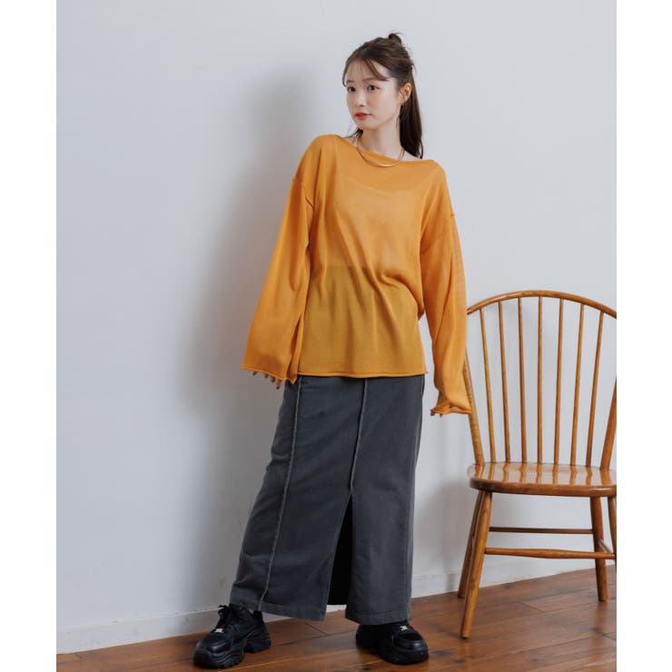 シアーニットプルオーバー | RETRO GIRL | 詳細画像42 