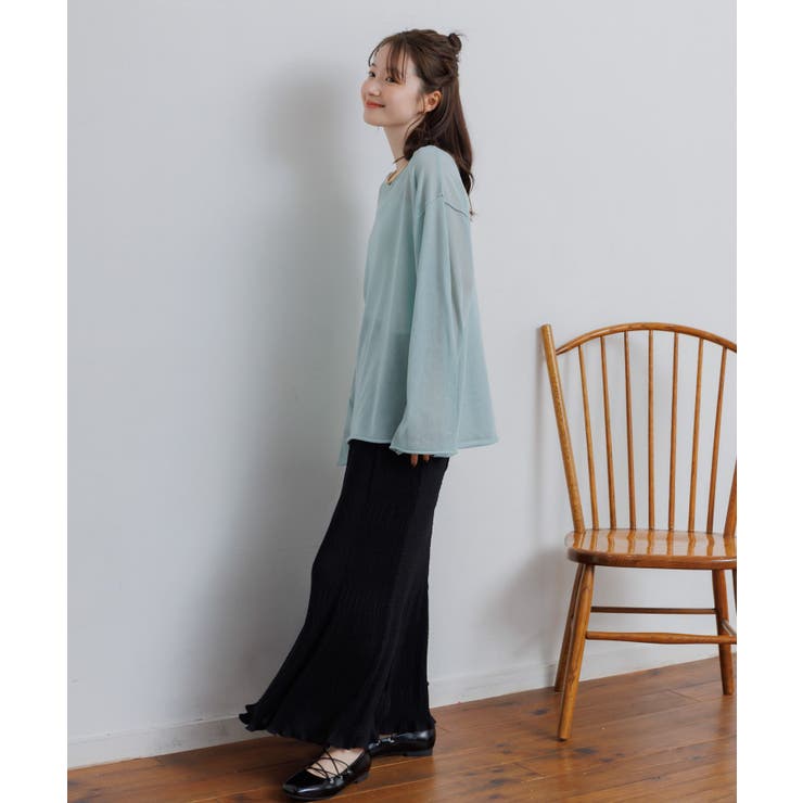 シアーニットプルオーバー | RETRO GIRL | 詳細画像8 