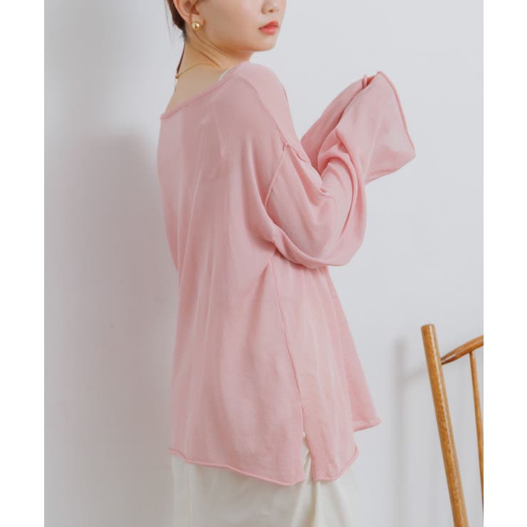 PNK0 | シアーニットプルオーバー | RETRO GIRL