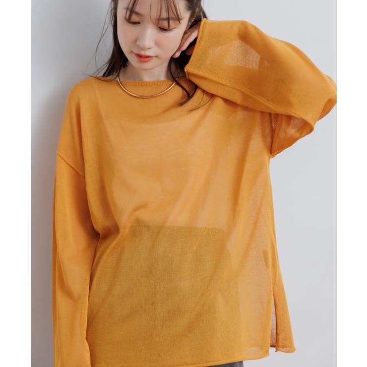 ORG0 | シアーニットプルオーバー | RETRO GIRL