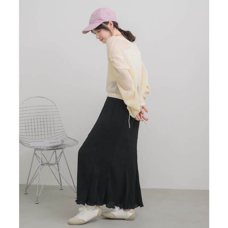 袖シャーリングメッシュNT | RETRO GIRL | 詳細画像7 