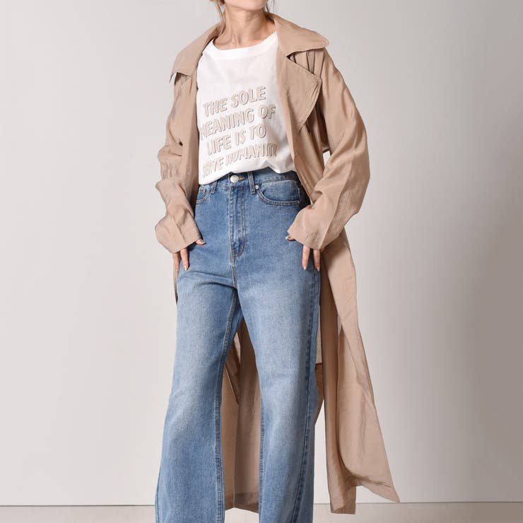 ライトブラウン | ◇RETRO GIRL◇ シアートレンチ | RETRO GIRL