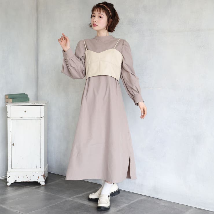 Retro Girl レザービスチェsetワンピ 品番 Rtgw Retro Girl レトロガール のレディースファッション通販 Shoplist ショップリスト