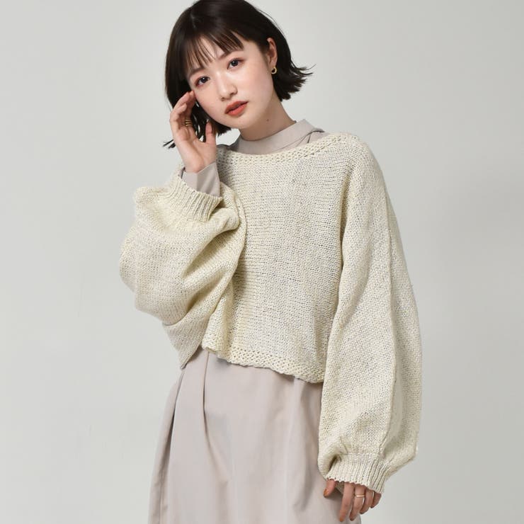 Retro Girl テープヤーンショートニット 品番 Rtgw Retro Girl レトロガール のレディースファッション通販 Shoplist ショップリスト