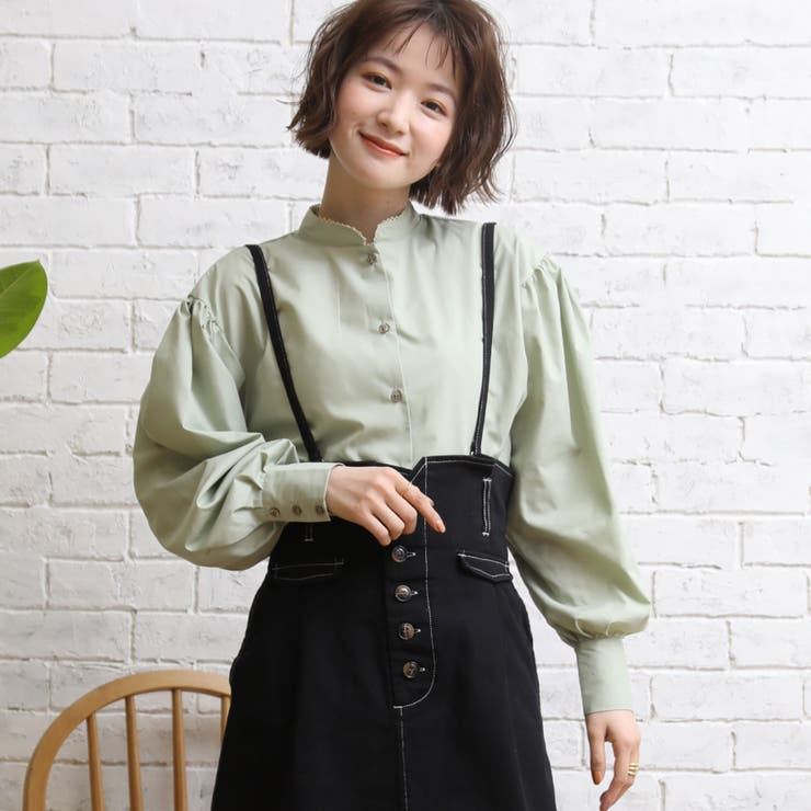◎RETRO GIRL◎ デカ襟2Wayブラウス[品番：RTGW0002699]｜RETRO