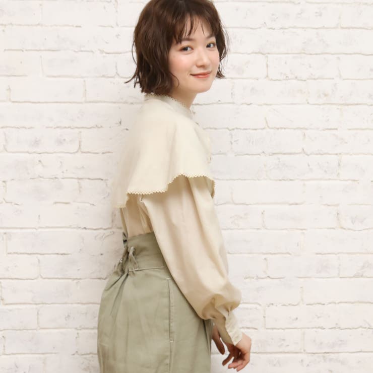 ◎RETRO GIRL◎ デカ襟2Wayブラウス[品番：RTGW0002699]｜RETRO