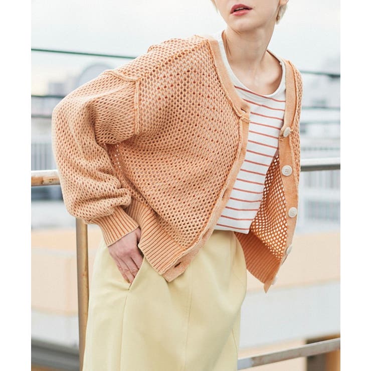 Retro Girl ストーンウォッシュメッシュカーデ 品番 Rtgw Retro Girl レトロガール のレディースファッション通販 Shoplist ショップリスト