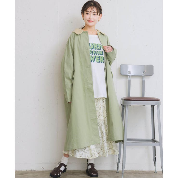 □RETRO GIRL□ 2wayステンカラーコート[品番：RTGW0005099]｜RETRO