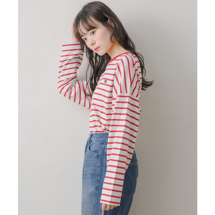 美品 ボーダーロンT 80 カフェ クラシックレトロボーダーロンT