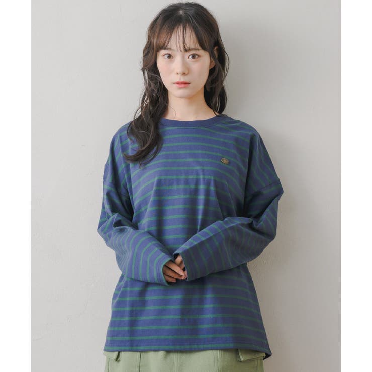 ボーダーロンTEE[品番：RTGW0007708]｜RETRO GIRL（レトロガール
