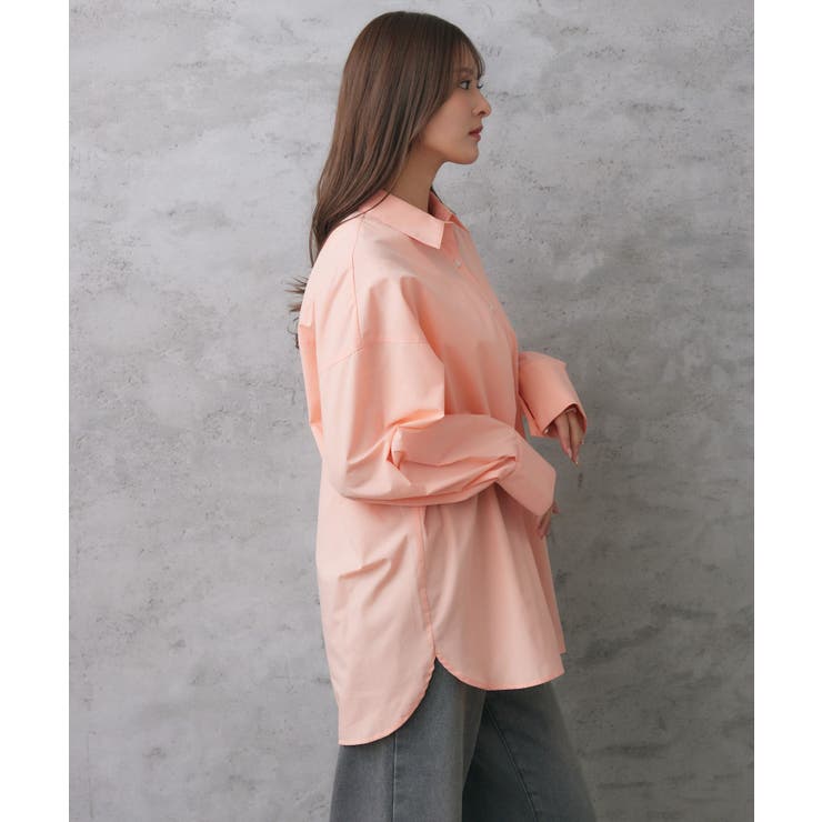 胸刺繍BIGシャツ | RETRO GIRL | 詳細画像16 