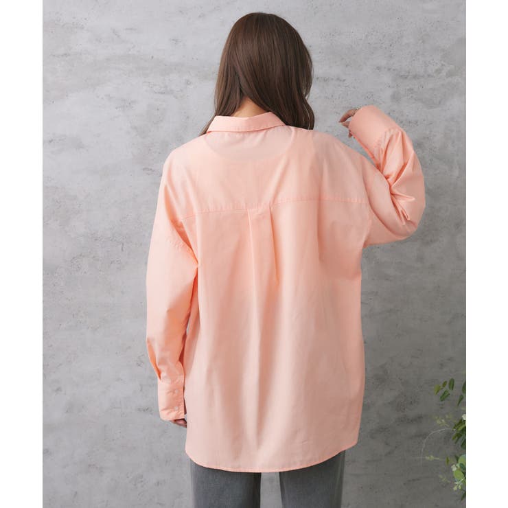 胸刺繍BIGシャツ | RETRO GIRL | 詳細画像18 