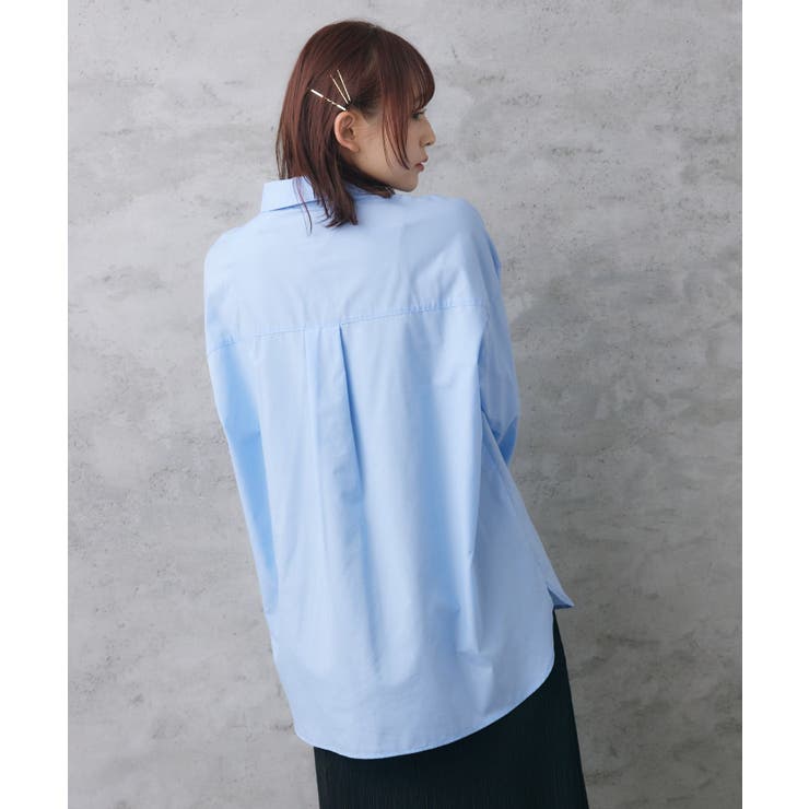 胸刺繍BIGシャツ | RETRO GIRL | 詳細画像26 