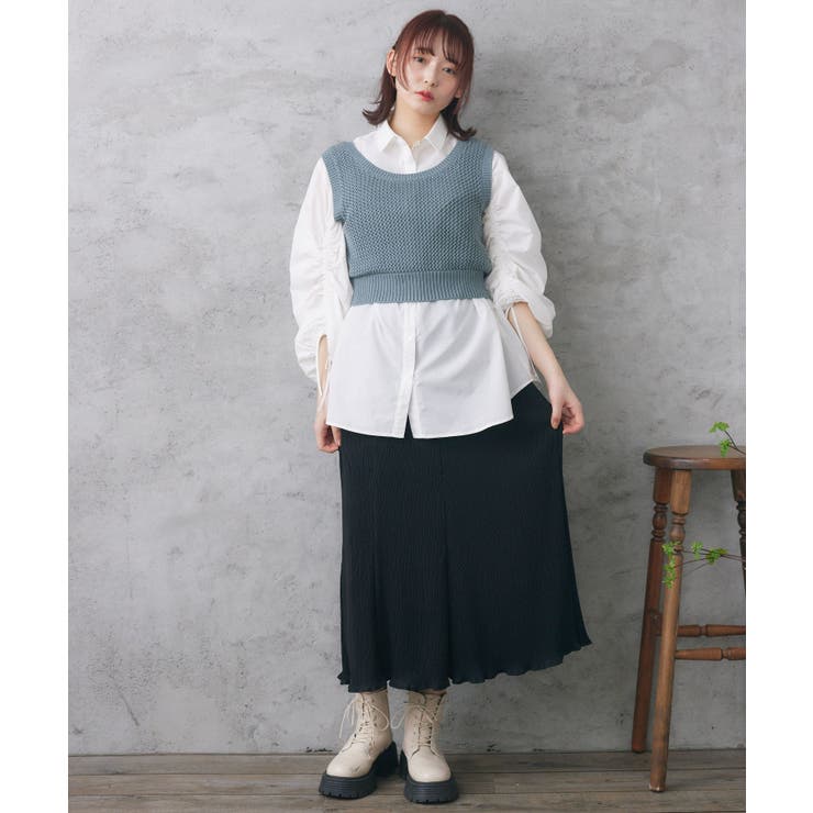 メッシュベストセットSH[品番：RTGW0007776]｜RETRO GIRL（レトロ