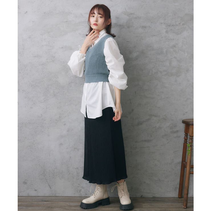 ❣️archivio メッシュベストとスカートセット❣️ ❣️archivio メッシュベストとスカートセット❣️ 【公式通販】