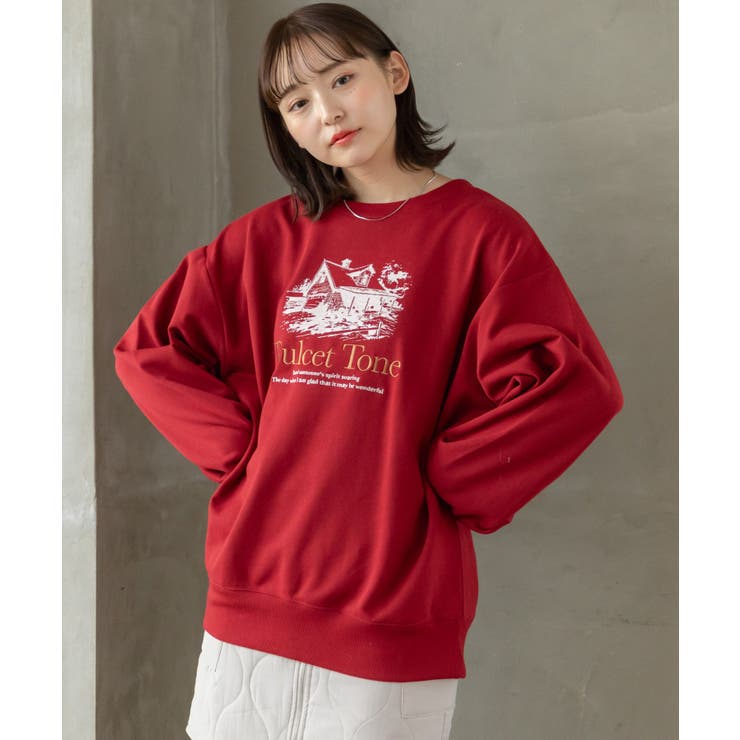 BIG刺繍トレーナー[品番：RTGW0007635]｜RETRO GIRL（レトロガール）の